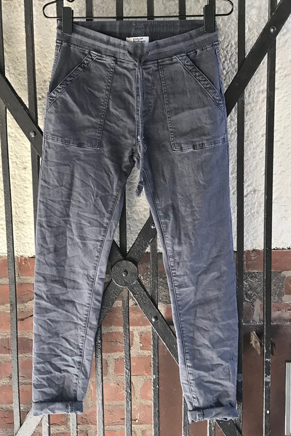 Piro grå jeans med store lommer PB681A