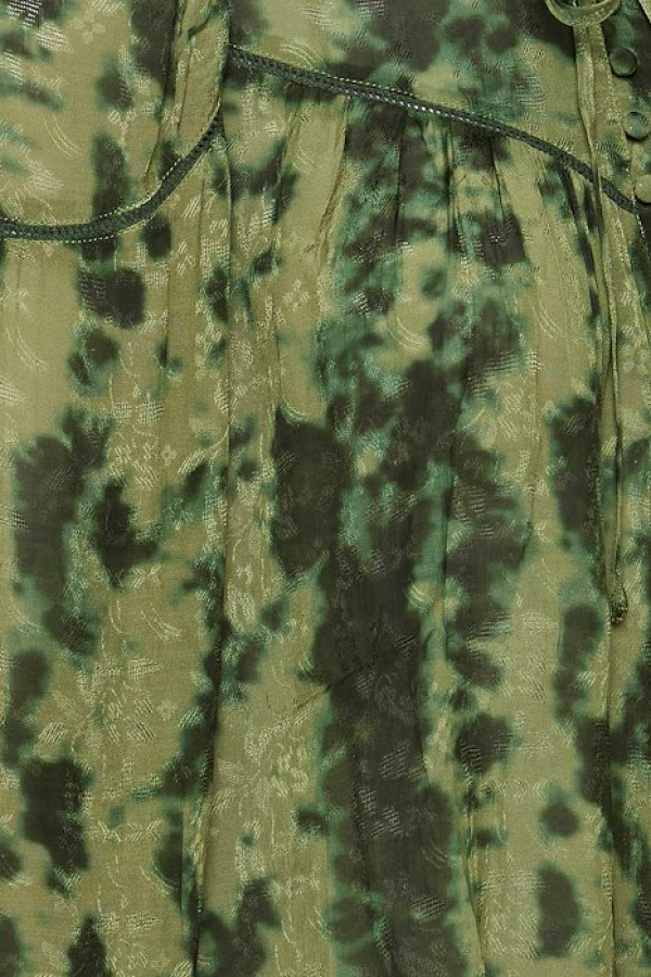 Atelier Rêve grøn irgeneva langærmet skjorte Rifle Green