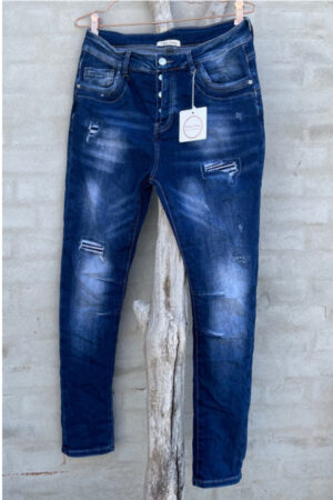 Cabana Living Elliot blå jeans med knapper. 7260