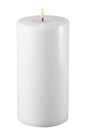 DeluxeHomeart hvid LED bloklys 10 x 20 cm